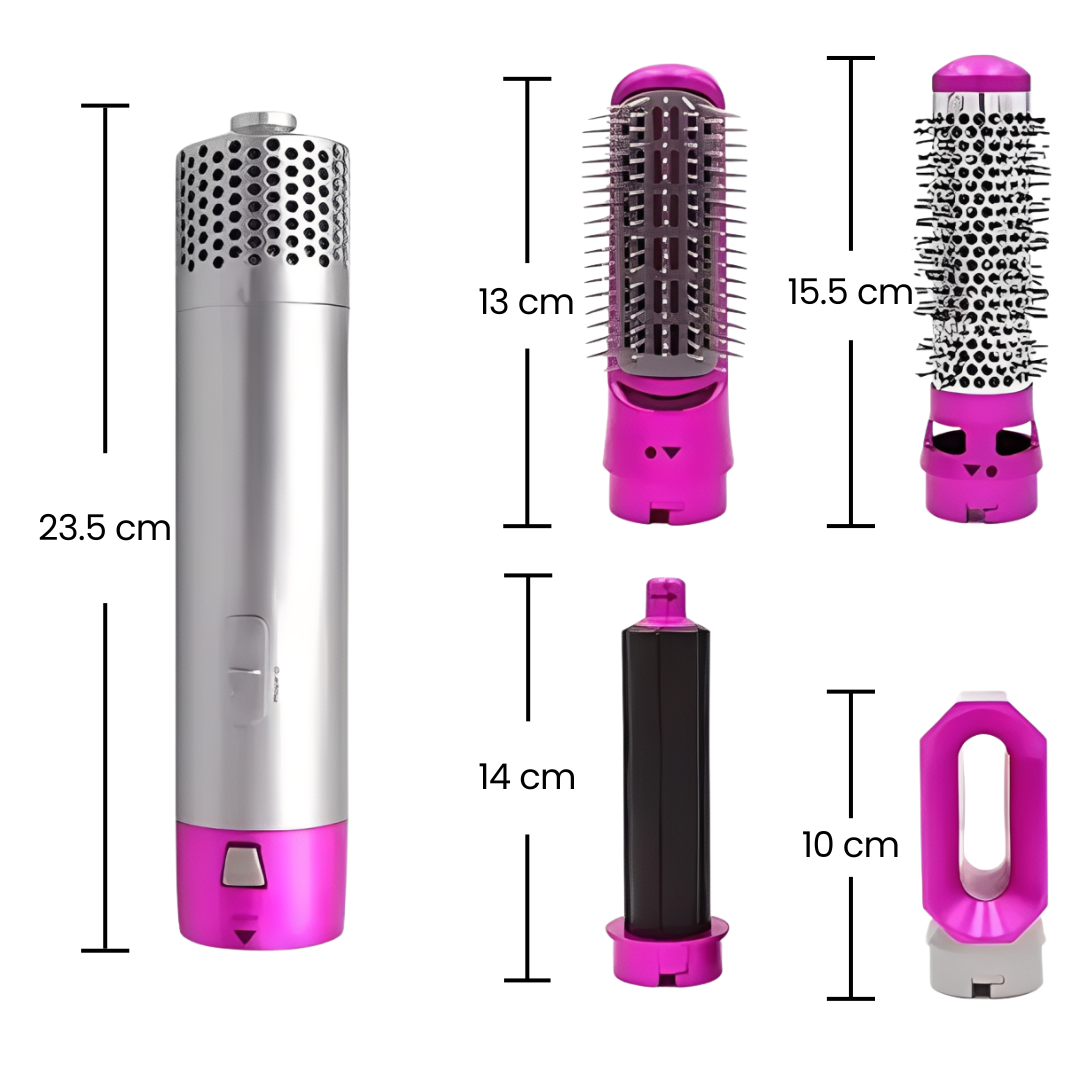 HairGlam Studio™ - Cepillo Secadora 5 En 1