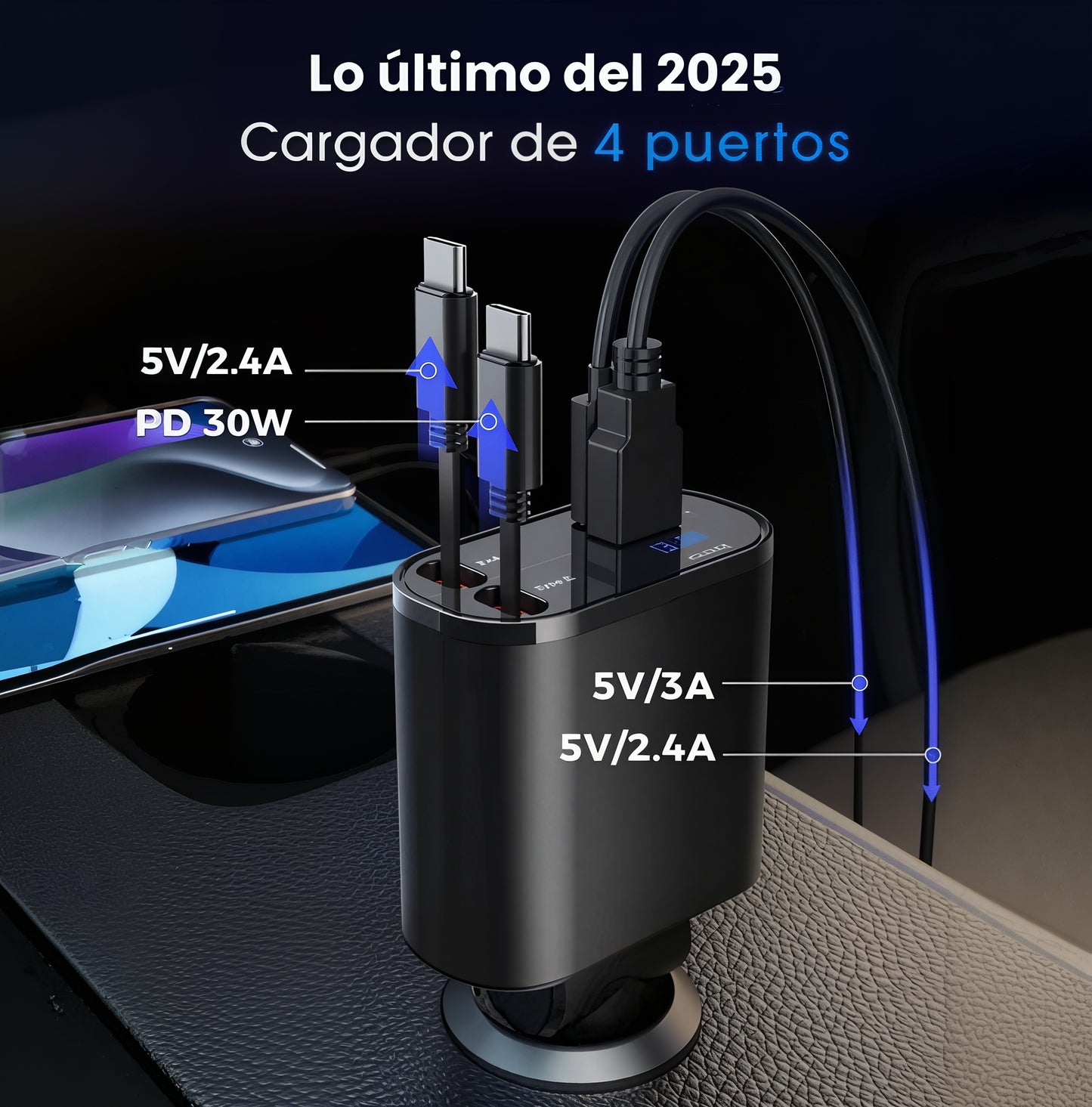 PowerHub 4-in-1® - Carga todo en un solo lugar