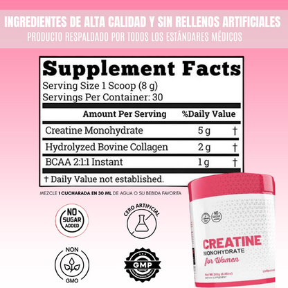 Creatina para Mujeres - Potencia tu energía y tu belleza
