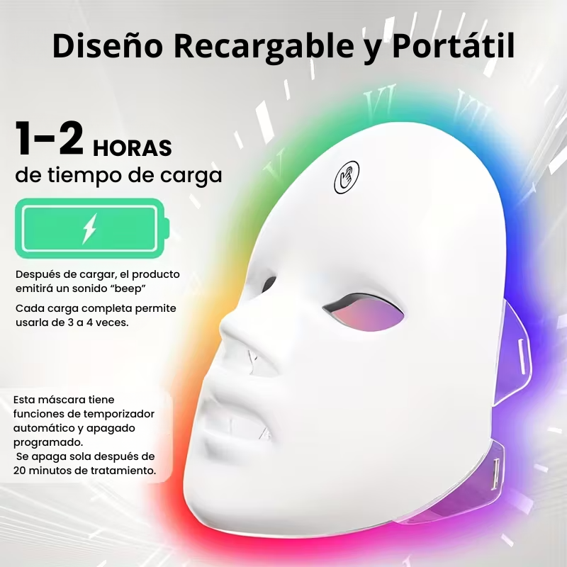 GlowMask Pro™ - Renueva tu piel con luz profesional, desde casa