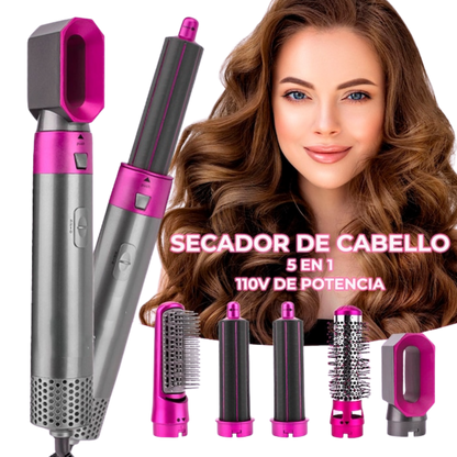 HairGlam Studio™ - Cepillo Secadora 5 En 1