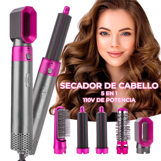HairGlam Studio™ - Cepillo Secadora 5 En 1