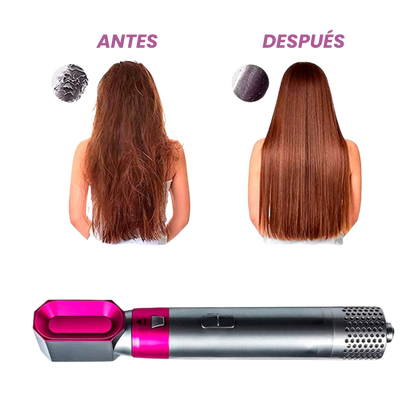 HairGlam Studio™ - Cepillo Secadora 5 En 1