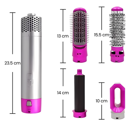 HairGlam Studio™ - Cepillo Secadora 5 En 1